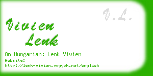 vivien lenk business card